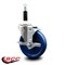 Service Caster 5'' Solid Poly Swivel 7/8'' Expanding Stem Caster with Brake SCC-EX20S514-SPUS-TLB-78 - alternate 3